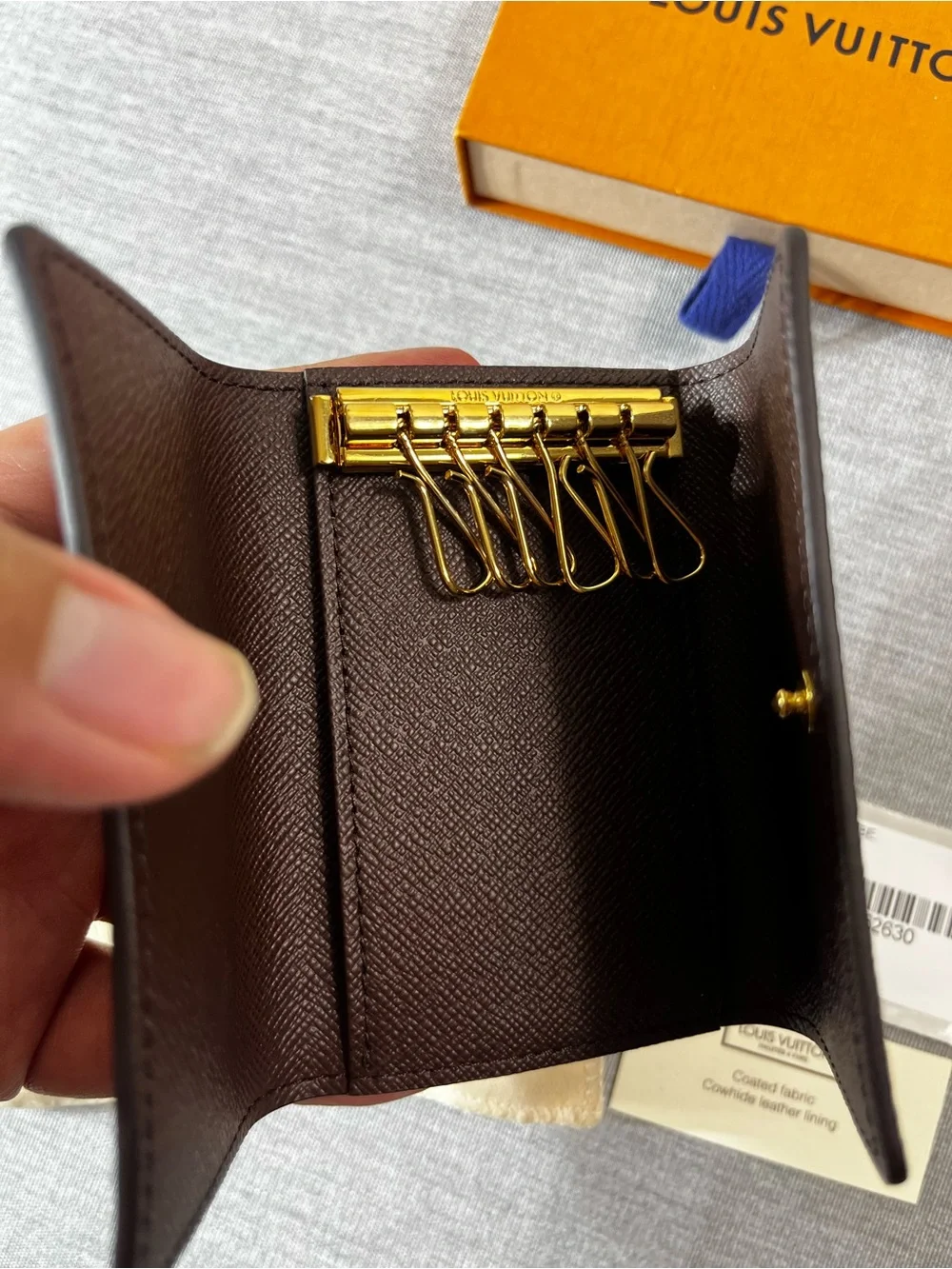 Louis Vuitton Damier Ebene Multicles 6 Key Holder